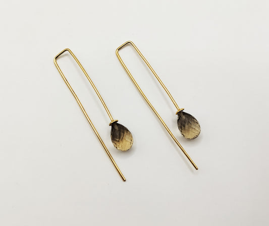 Smoky Quartz Earrings