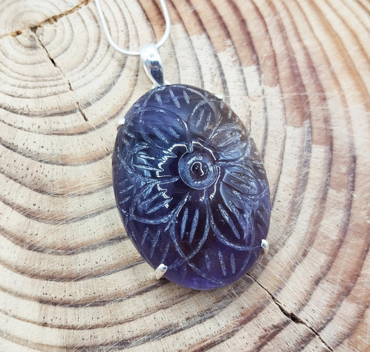 Carved Ametrine Necklace