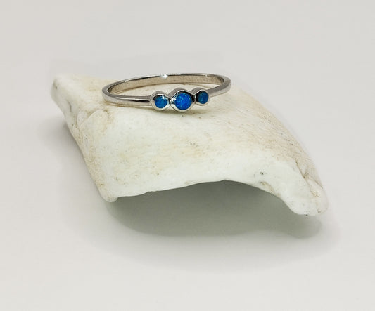 Blue Opal Ring