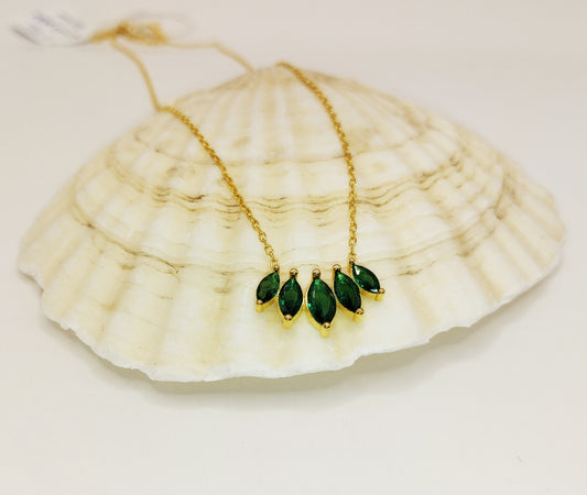 Green Zirconia Necklace