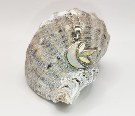 Mother of Pearl Moon Necklace